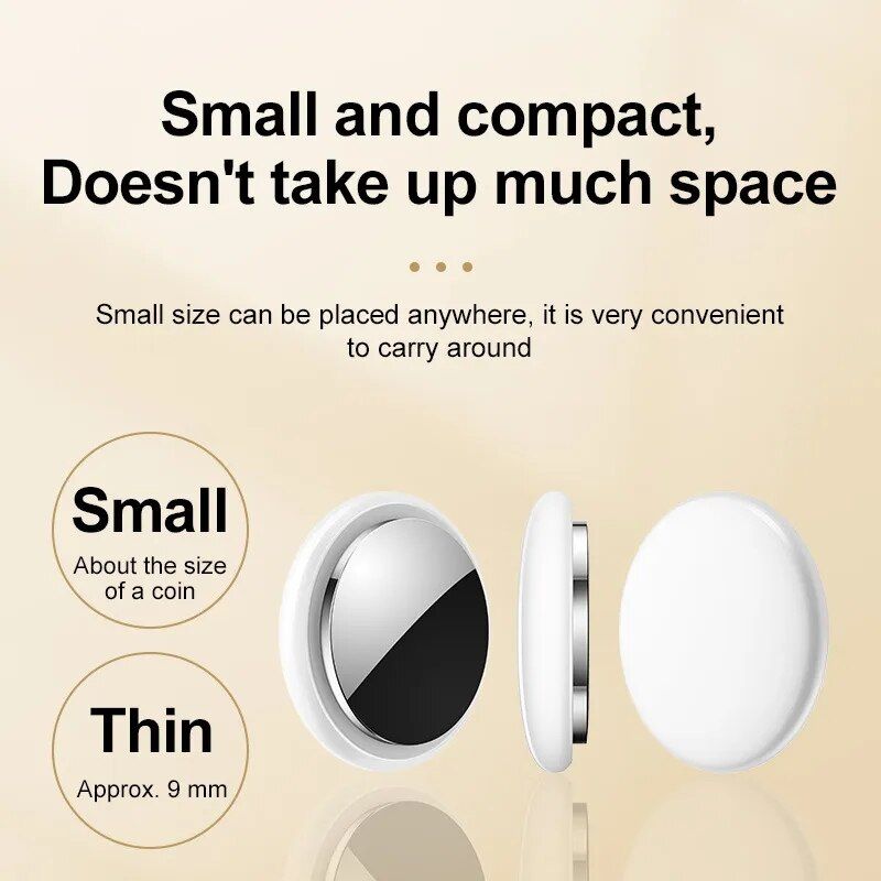 Rastreador GPS Mini Bluetooth 4.0 Localizador Inteligente Dispositivo Antipérdida Ligero para Llaves, Mascotas, Niños - Ubicación en Tiempo Real
