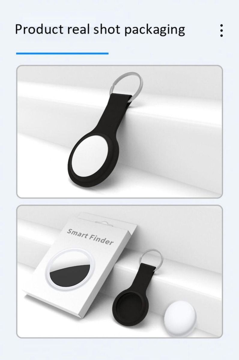 Rastreador GPS Mini Bluetooth 4.0 Localizador Inteligente Dispositivo Antipérdida Ligero para Llaves, Mascotas, Niños - Ubicación en Tiempo Real