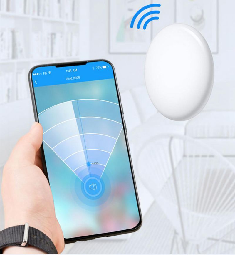 Rastreador GPS Mini Bluetooth 4.0 Localizador Inteligente Dispositivo Antipérdida Ligero para Llaves, Mascotas, Niños - Ubicación en Tiempo Real