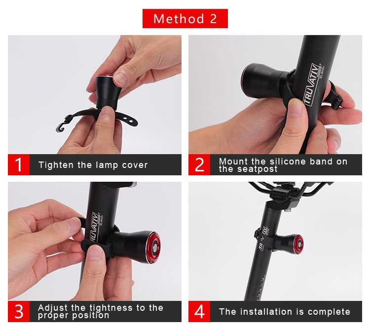 ANTUSI Q5 Luz Trasera Inteligente para Bicicleta con Sensor de Frenado, Luz LED para Ciclismo, Impermeable IPx6, Perfecta para Desplazamientos Urbanos