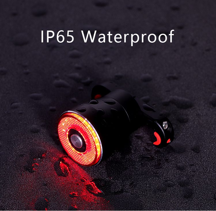 ANTUSI Q5 Luz Trasera Inteligente para Bicicleta con Sensor de Frenado, Luz LED para Ciclismo, Impermeable IPx6, Perfecta para Desplazamientos Urbanos