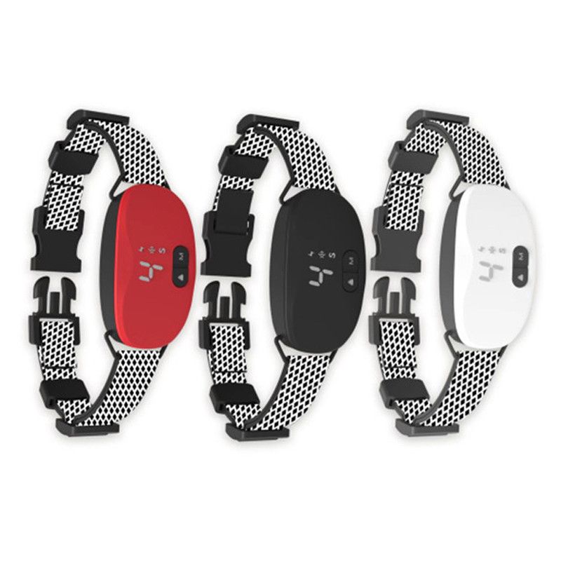 Collar antiladridos automático recargable, collar de entrenamiento efectivo para perros, impermeable, modos de entrenamiento duales