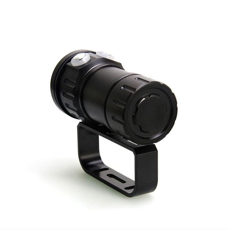 Linterna de buceo LED B11 Rojo Azul Blanco Luz de fotografía subacuática 80M Faro de buceo para exploración marina