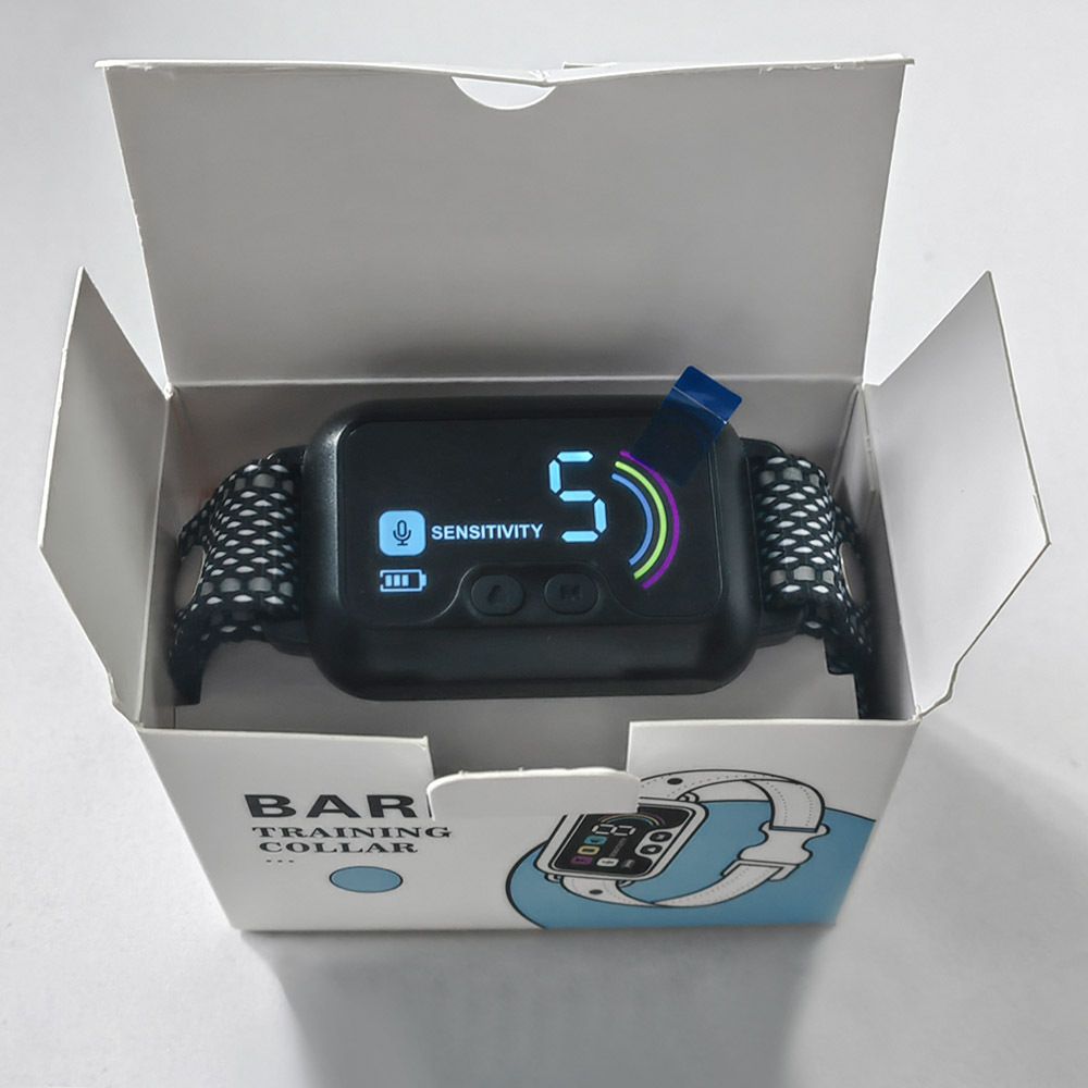 Collar inteligente automático anti-ladridos para perros con modos de entrenamiento ajustables, diseño impermeable y tecnología de detección de ladridos