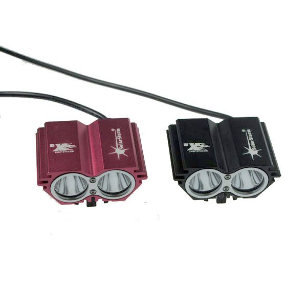 SolarStorm X2 Luz delantera LED para bicicleta 2000 lúmenes, modos ajustables, impermeable, para ciclismo de montaña y desplazamientos urbanos