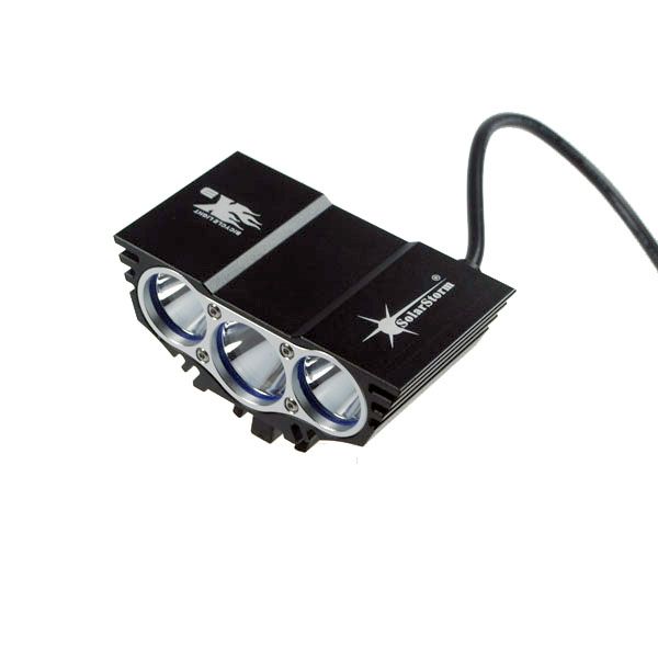 SolarStorm X3 3000 lúmenes Luz LED para bicicleta impermeable faro multifuncional accesorio de ciclismo