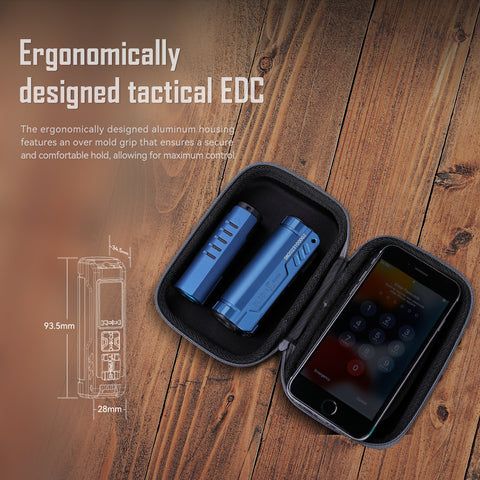 IMALENT BL50 3600 lúmenes Linterna EDC compacta recargable por USB-C con pantalla OLED para aventuras al aire libre