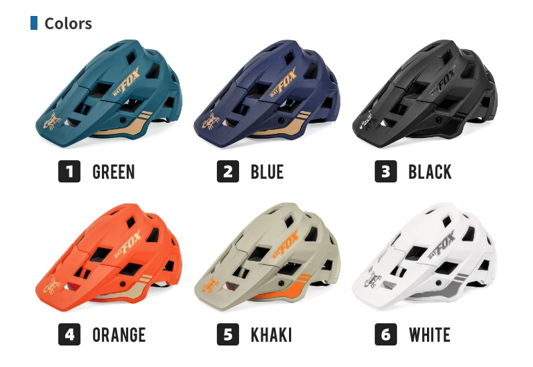 BATFOX Casco de bicicleta de montaña Tecnología In-Mold ligera Tamaño ajustable para adultos y jóvenes