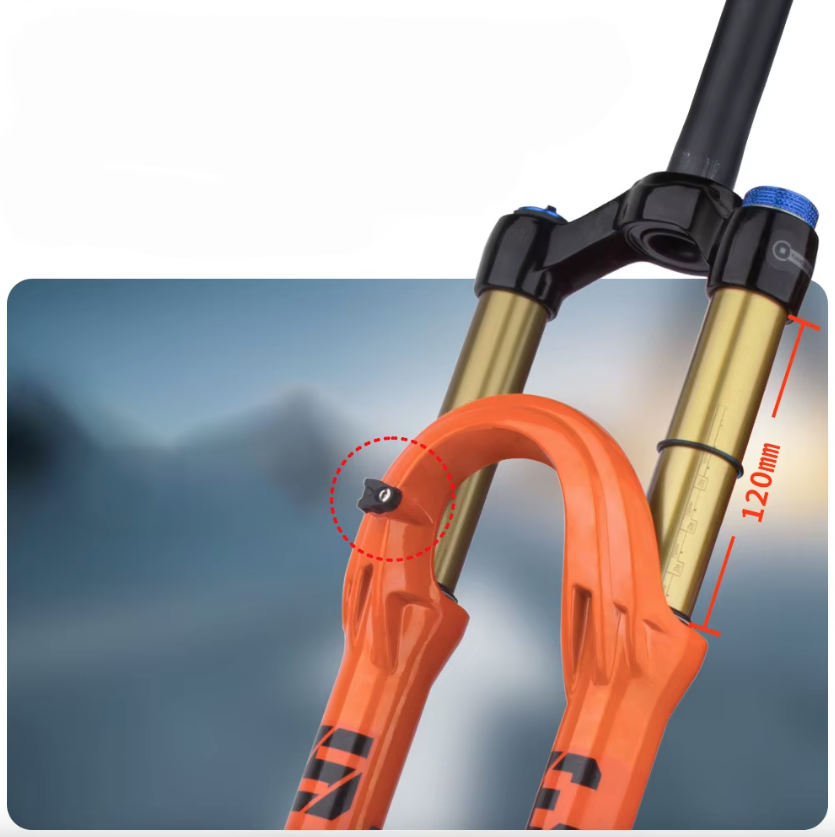 Horquilla de bicicleta de montaña Bolany de 27.5 o 29 pulgadas, suspensión neumática de alto rendimiento que absorbe los impactos para entusiastas del MTB.