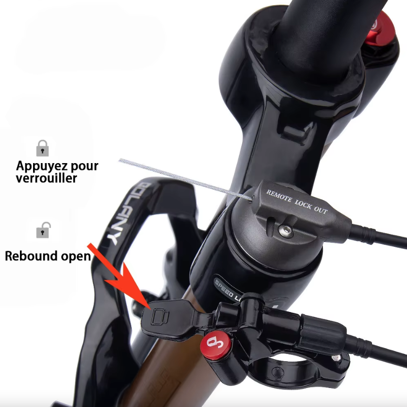 Horquilla de bicicleta de montaña Bolany de 27.5 o 29 pulgadas, suspensión neumática de alto rendimiento que absorbe los impactos para entusiastas del MTB.