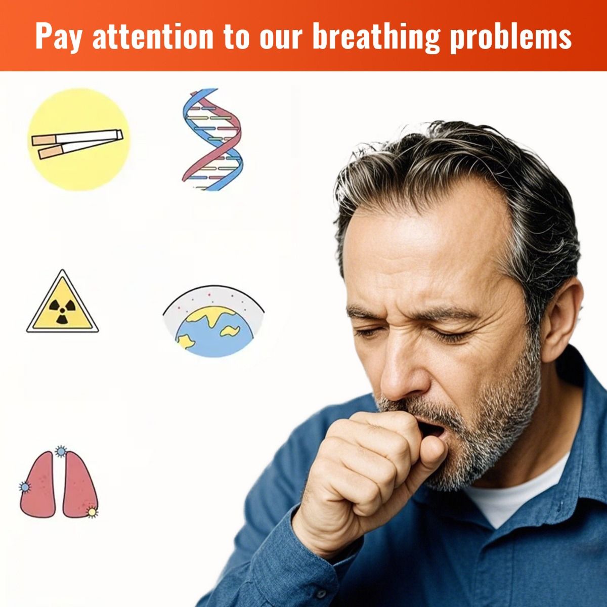 Dispositivo de ejercicios respiratorios, dispositivo portátil de entrenamiento respiratorio para una mejor respiración, asistente inteligente guiado de ejercicios de respiración para atletas y entusiastas del deporte