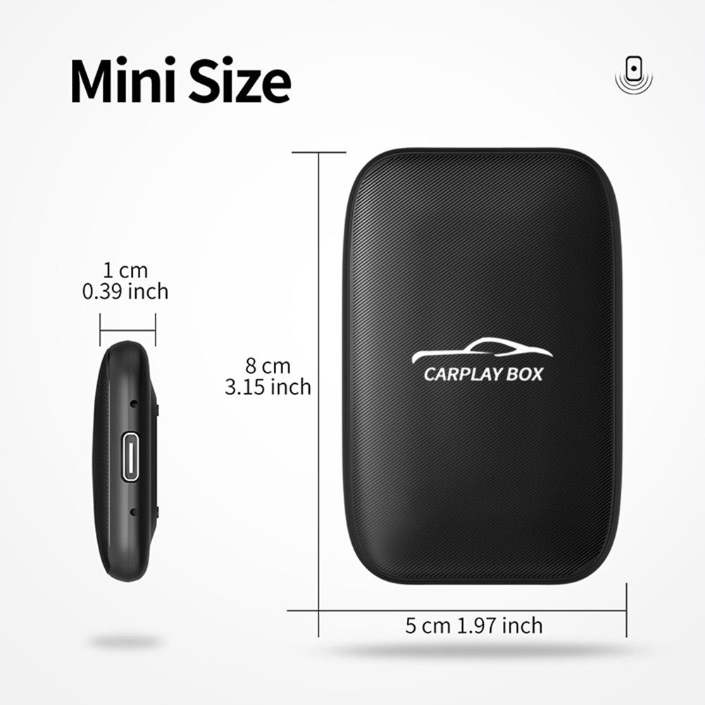 Caja CarPlay Inalámbrica Adaptador Android Auto con YouTube Netflix Entretenimiento en el Coche Sin Cable
