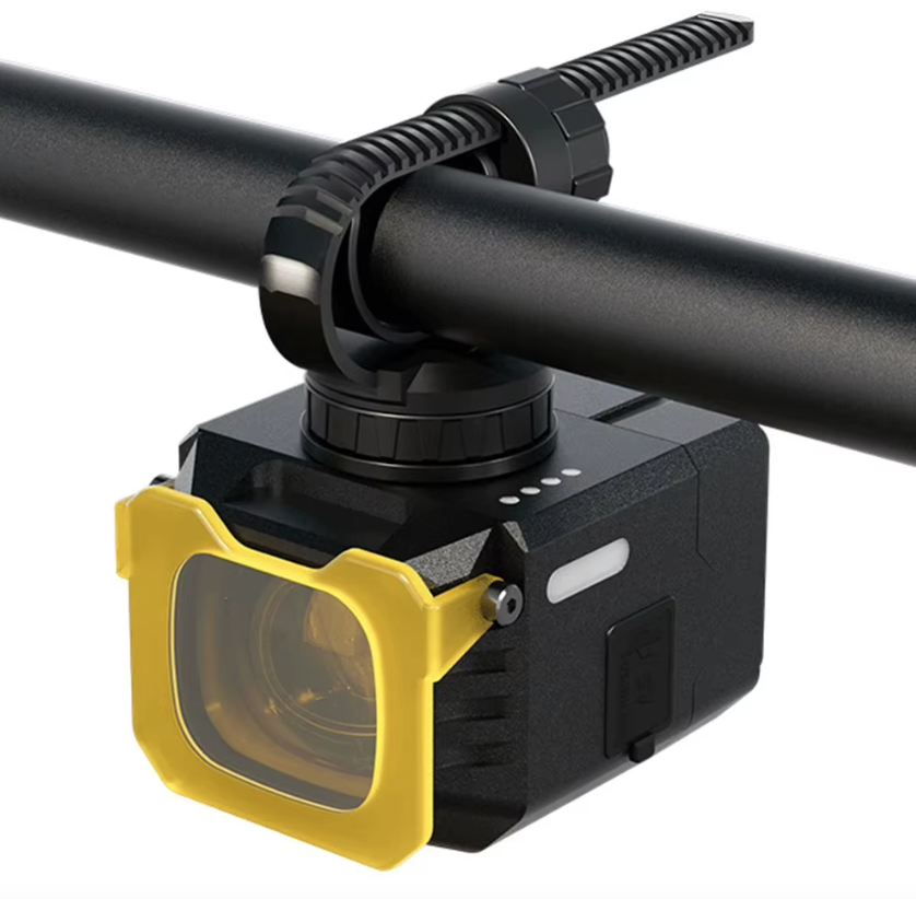 Nitebeam Faro Delantero de Bicicleta con Cable de Corte Colgante, 30W de Iluminación Potente, Aluminio Duradero, Operación Sin Manos