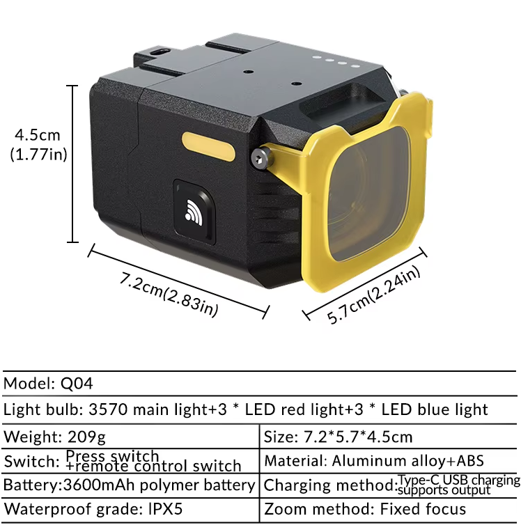 Nitebeam Faro Delantero de Bicicleta con Cable de Corte Colgante, 30W de Iluminación Potente, Aluminio Duradero, Operación Sin Manos