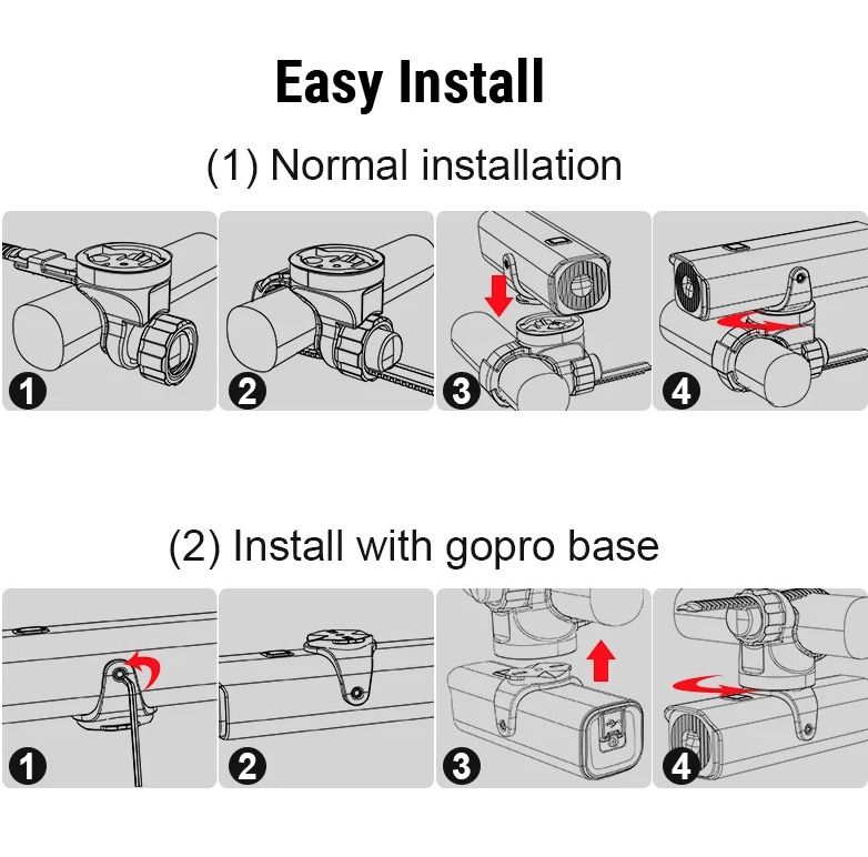TOWILD CL1600 luz bicicleta 1600LM impermeable USB recargable control remoto ciclismo nocturno alta luminosidad