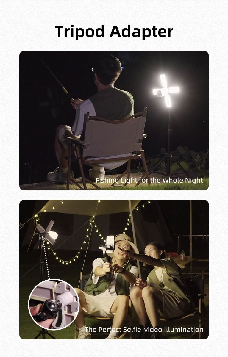 Klarus CL2 750 Lumen Lámpara de Camping de Plegado Libre Portátil, Versátil y Cuidadosa con los Ojos con 7 Modos de Luz