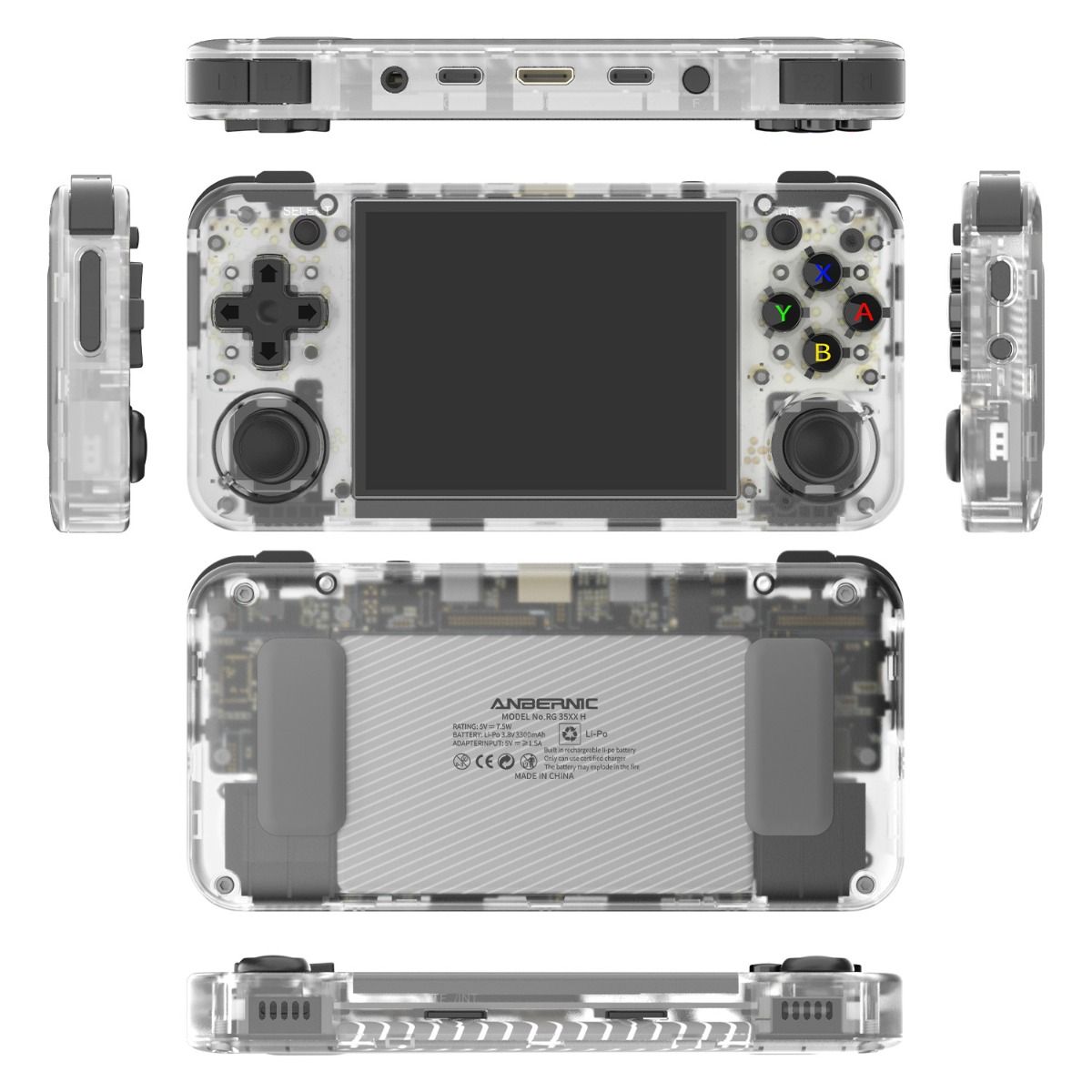 Consola ANBERNIC RG35XX H gaming portátil más de 5000 juegos clásicos pantalla IPS reproductor de vídeo retro