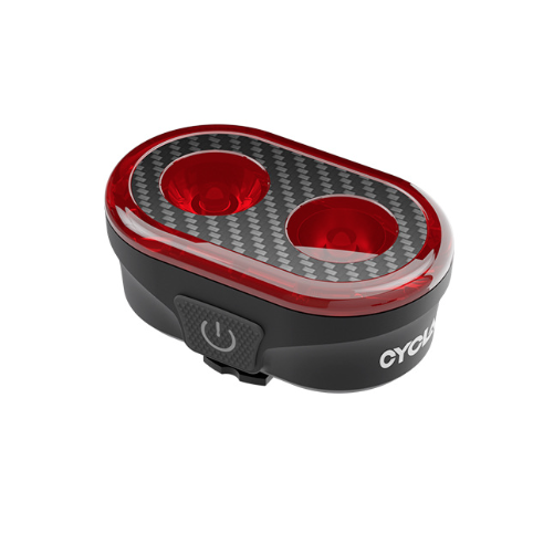CYCLAMI CY200 Luz trasera LED inteligente con detección de frenado para bicicleta, para paseos nocturnos seguros y ciclismo urbano.