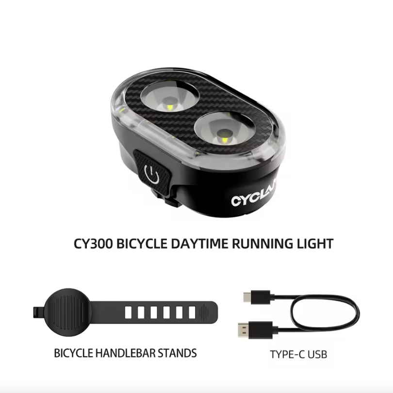 CYCLAMI CY200 Luz trasera LED inteligente con detección de frenado para bicicleta, para paseos nocturnos seguros y ciclismo urbano.