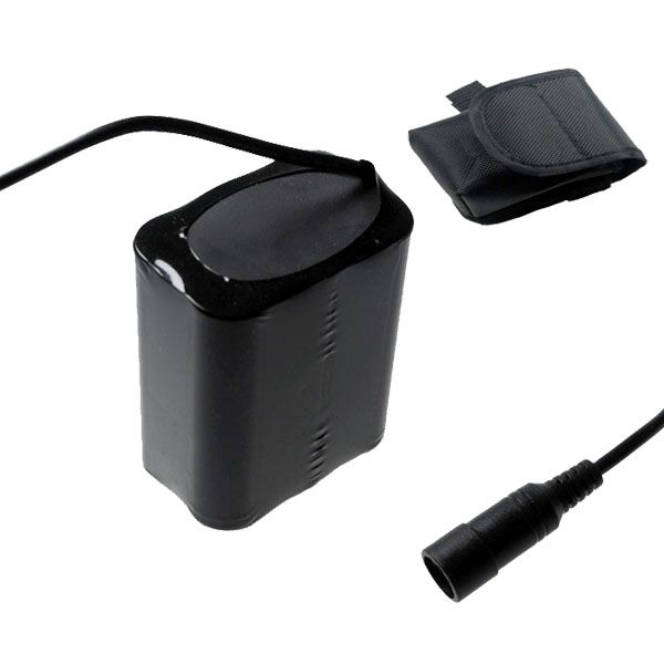 UltraFire 5521 Interfaz DC 8.4V 13200mAh Batería de bicicleta de alta capacidad e impermeable para luces LED de bicicleta