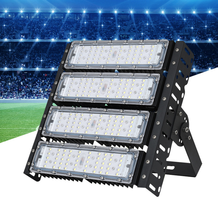 Luz de túnel con módulo LED, exterior, impermeable, luz de estadio de poste alto de 200W, foco de módulo de alta potencia para ingeniería