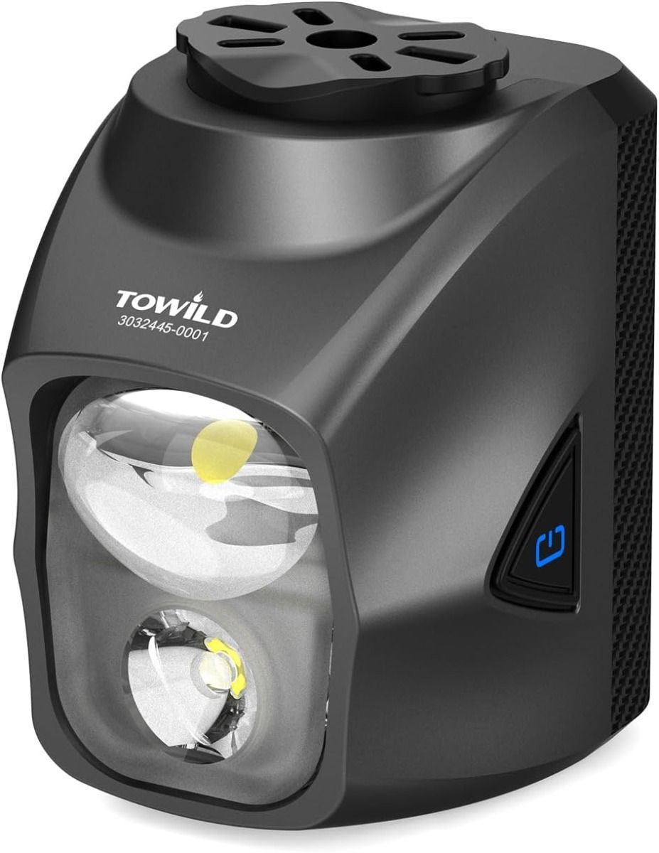 TOWILD DLite 1700 DL1700 Faro Bici Potente | Luz Recargable USB 1700 Lúmenes Impermeable Seguridad