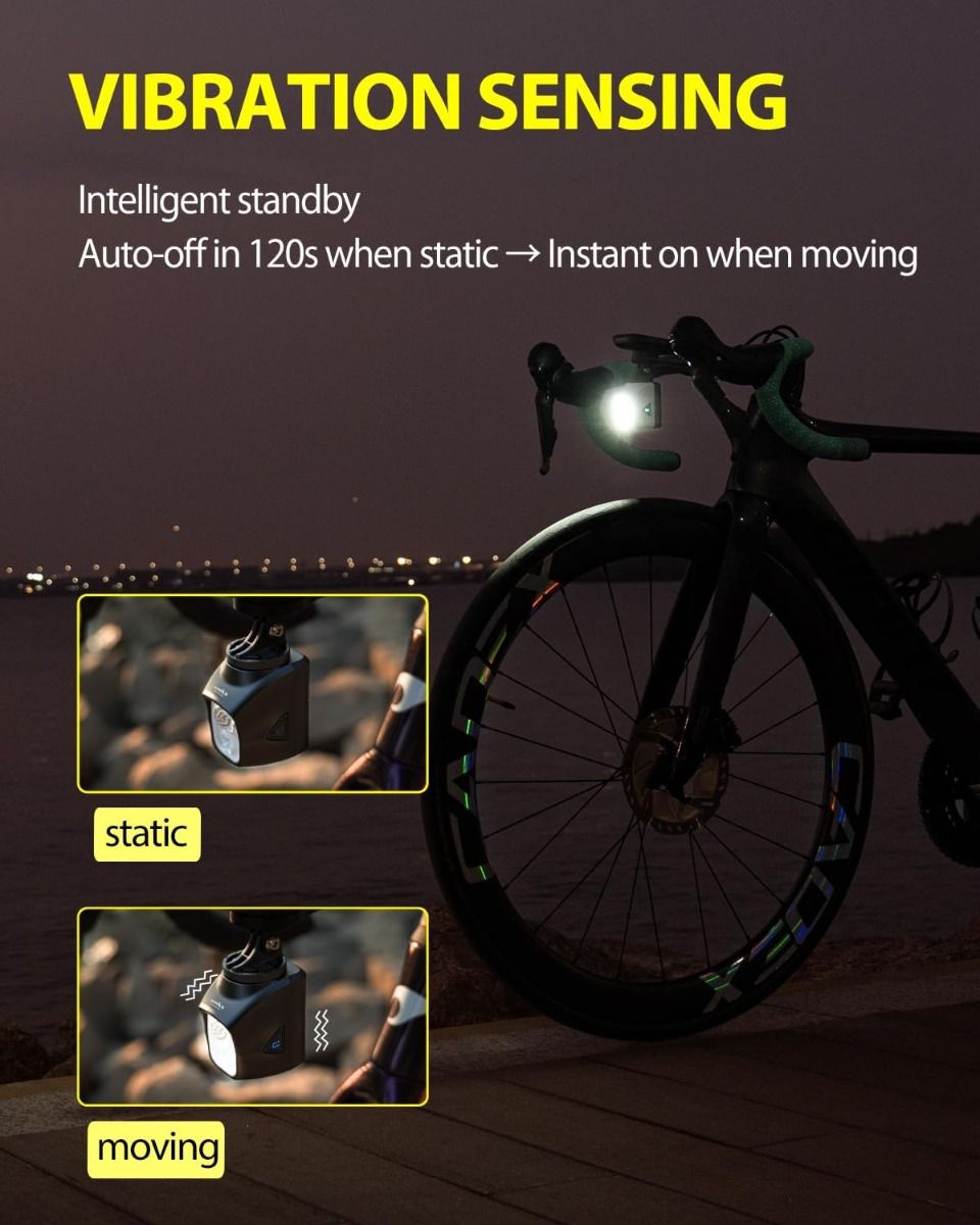 TOWILD DLite 1700 USB Recargable Luz de Bicicleta 1900 Lúmenes Faro Impermeable Ciclismo DL1700 Luces de Bicicleta