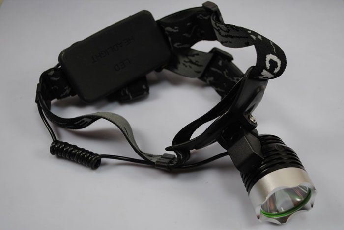 UltraFire A1 1200 Lúmenes Linterna Frontal de Alta Potencia LED T6 con 3 Modos, Ligera e Impermeable para Exteriores