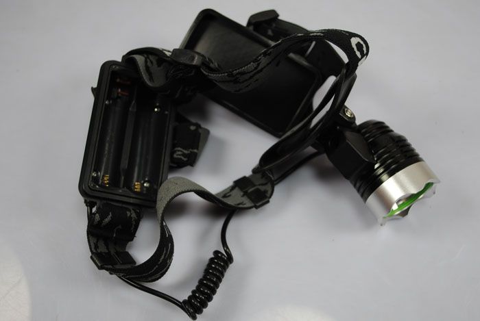 UltraFire A1 1200 Lúmenes Linterna Frontal de Alta Potencia LED T6 con 3 Modos, Ligera e Impermeable para Exteriores
