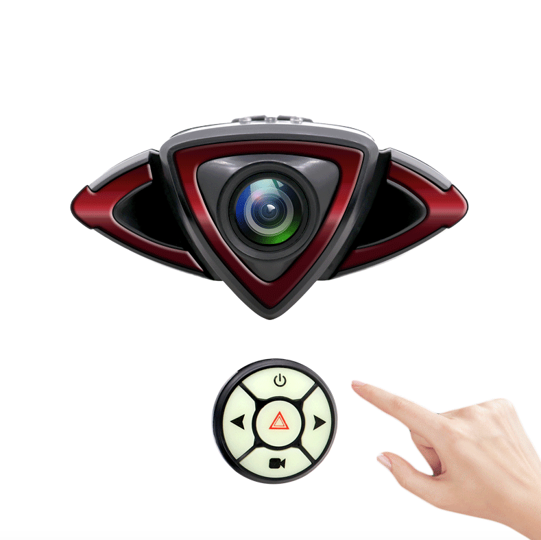 Grabador de luz trasera para bicicleta con cámara 1080P y control remoto inalámbrico inteligente, funcionalidad dual para seguridad en ciclismo