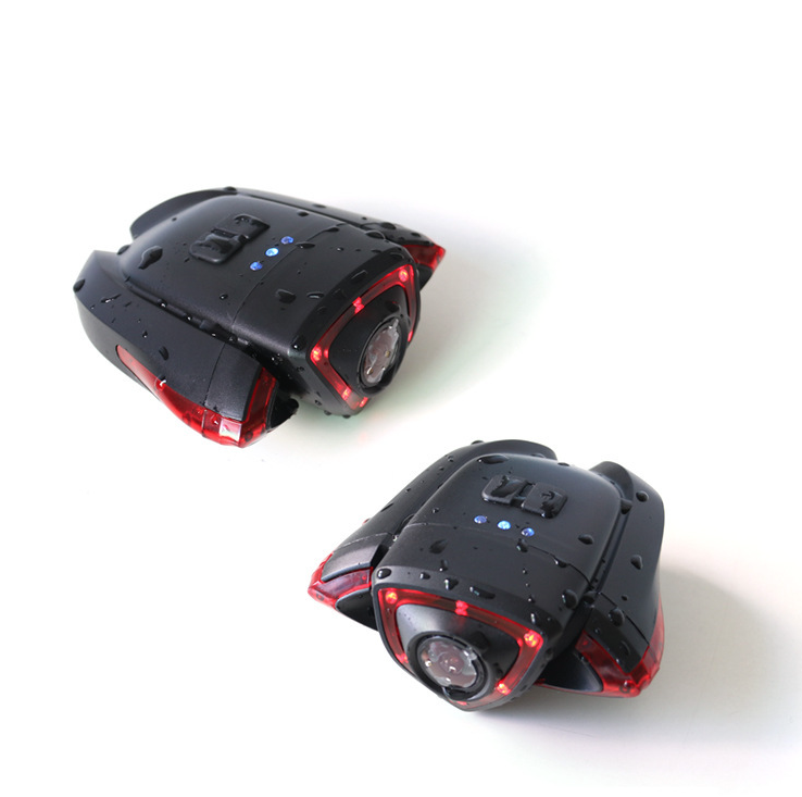 Grabador de luz trasera para bicicleta con cámara 1080P y control remoto inalámbrico inteligente, funcionalidad dual para seguridad en ciclismo