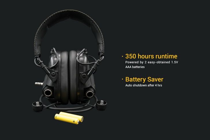 OREJERAS DE TIRO EARMOR M32 MOD1 Casco Táctico con Protección Auditiva y Tecnología de Reducción de Ruido