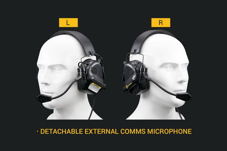 OREJERAS DE TIRO EARMOR M32 MOD1 Casco Táctico con Protección Auditiva y Tecnología de Reducción de Ruido