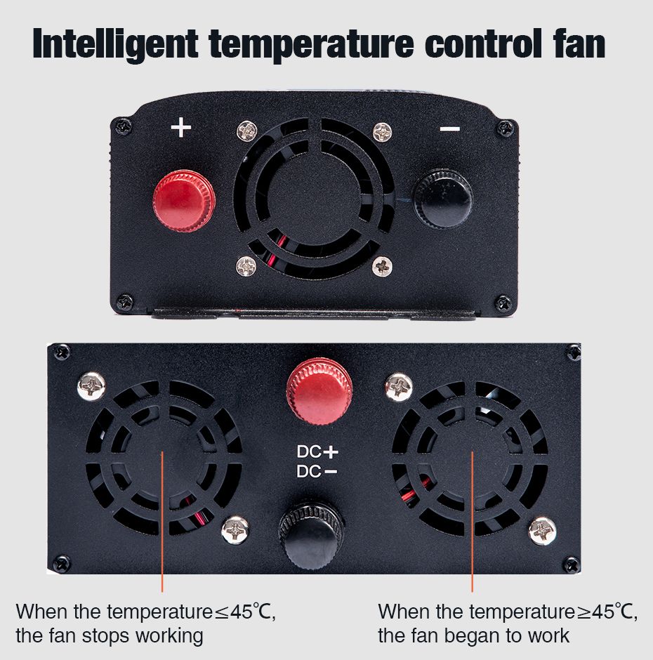 EASUN Inversor de Potencia de Onda Sinusoidal Pura de 2000W a 5000W Convertidor de CC a CA de Alto Rendimiento para Hogar y Exteriores