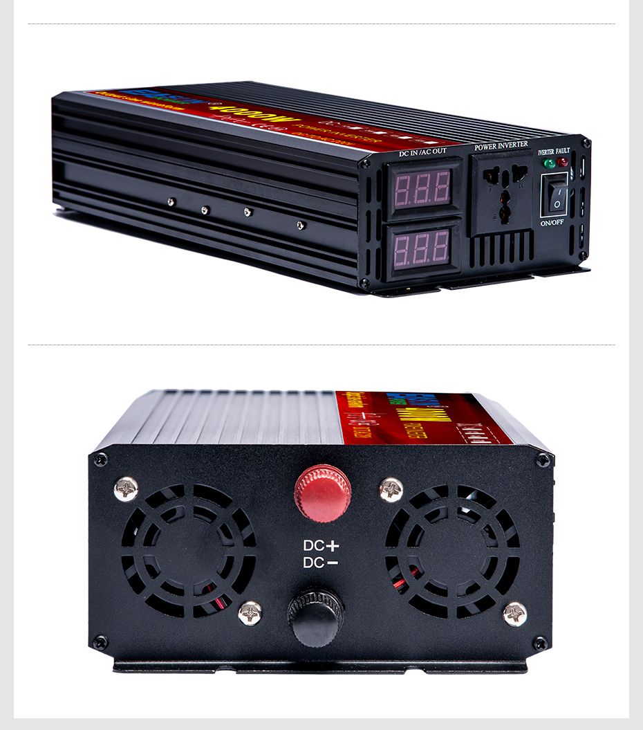 EASUN Inversor de Potencia de Onda Sinusoidal Pura de 2000W a 5000W Convertidor de CC a CA de Alto Rendimiento para Hogar y Exteriores