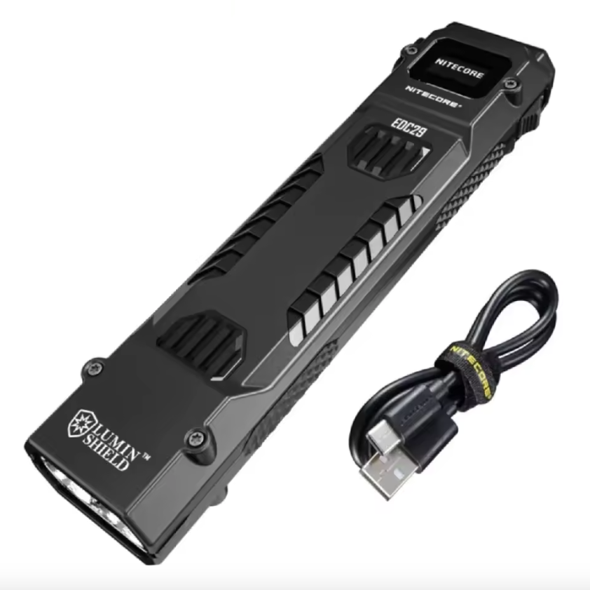Linterna recargable USB-C NITECORE EDC29 6500 lúmenes LEDs UHi 20 MAX alta luminosidad para aventuras y urbano