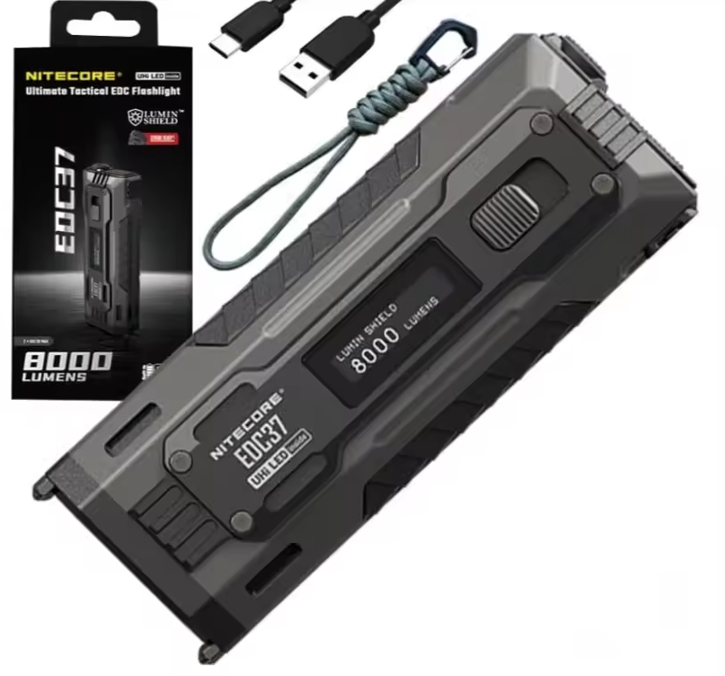 Linternas recargables NITECORE EDC37 8000LM USB-C