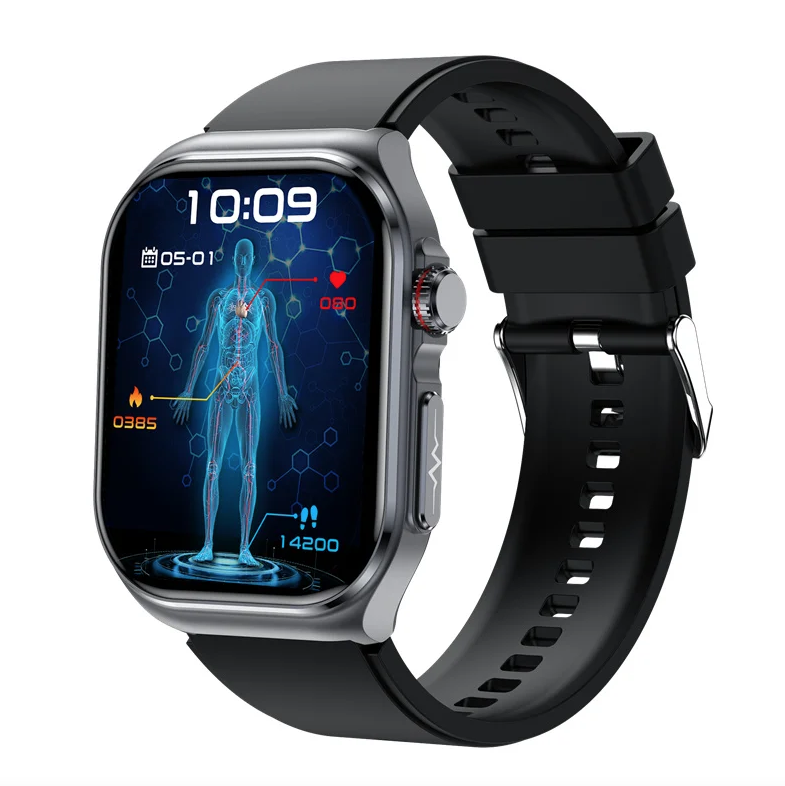 ET585 ECG+PPG AI Health Diagnose Smart Watch Hombres Mujeres Reloj Lípidos en sangre PA Ácido úrico Frecuencia cardíaca