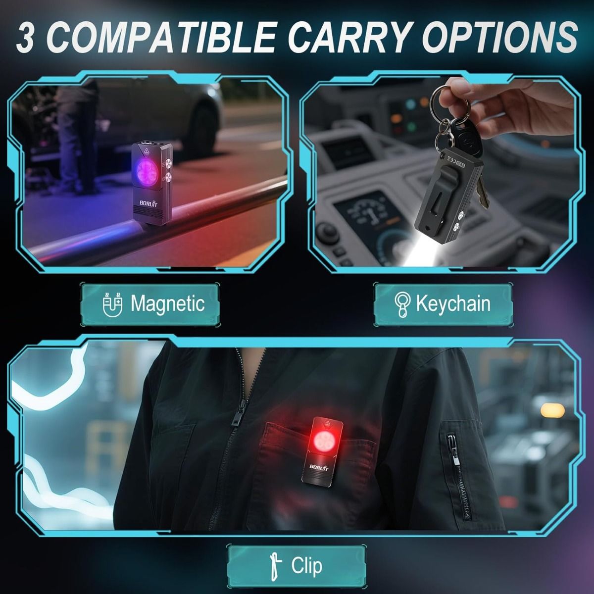 EV30: Tu Linterna EDC Compacta 550lm con Luz UV 365nm | Recargable USB-C de Bolsillo