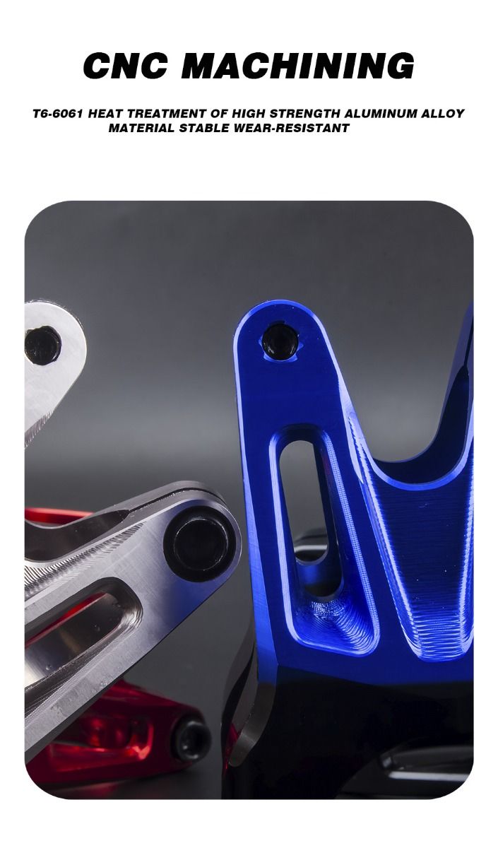 EVOSID Vástago Bicicleta 31.6mm Aleación Aluminio MTB Ciclismo Potencia Corta Ligero Negro Azul