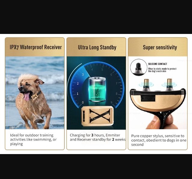 Cerca inalámbrica para mascotas y collar de choque eléctrico para perros: dispositivo 2 en 1 para la seguridad de las mascotas y la tenencia responsable de mascotas