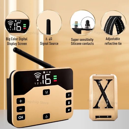 Cerca inalámbrica para mascotas y collar de choque eléctrico para perros: dispositivo 2 en 1 para la seguridad de las mascotas y la tenencia responsable de mascotas