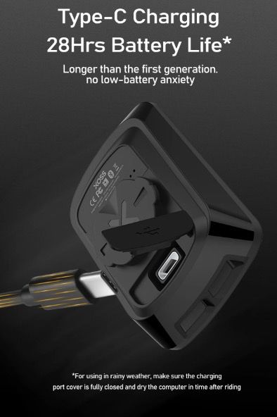 XOSS G+ G2 Computadora de bicicleta GPS Generación Inalámbrica Velocímetro Rastreador con Pantalla Personalizada y Sensor de Frecuencia Cardíaca