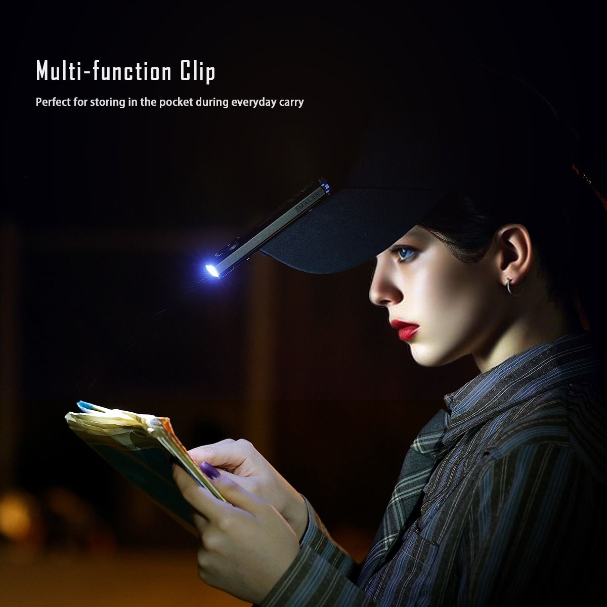 IMALENT GR35 Linterna LED EDC Roja 2800 Lúmenes - Versátil, Magnética y para Uso Profesional