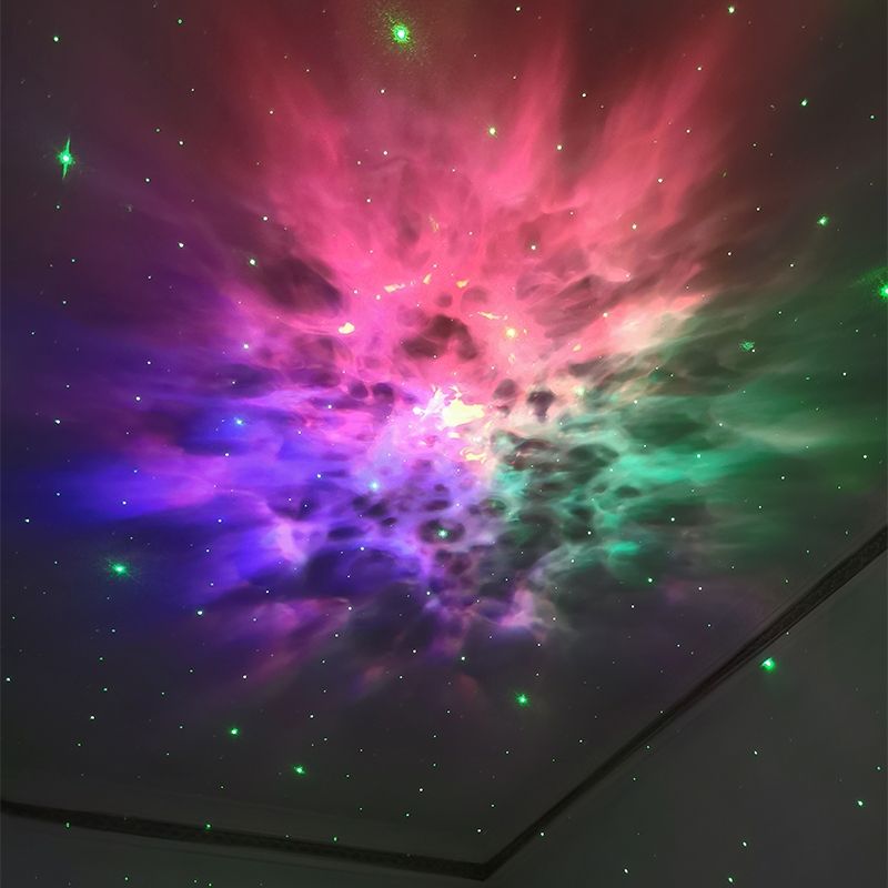 Fascinante Proyector de Cielo Estrellado Láser Luz Nocturna 7 Colores Rotación 360 Grados Ambiente Acogedor Decoración Regalo Infantil