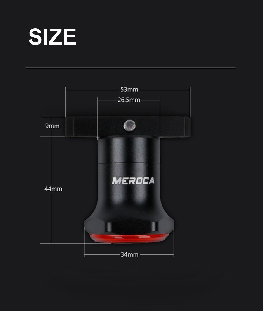 Luz trasera inteligente para bicicleta con luz de freno de arranque y parada automáticos, carga USB, impermeable IPX6, luz de seguridad para ciclismo.