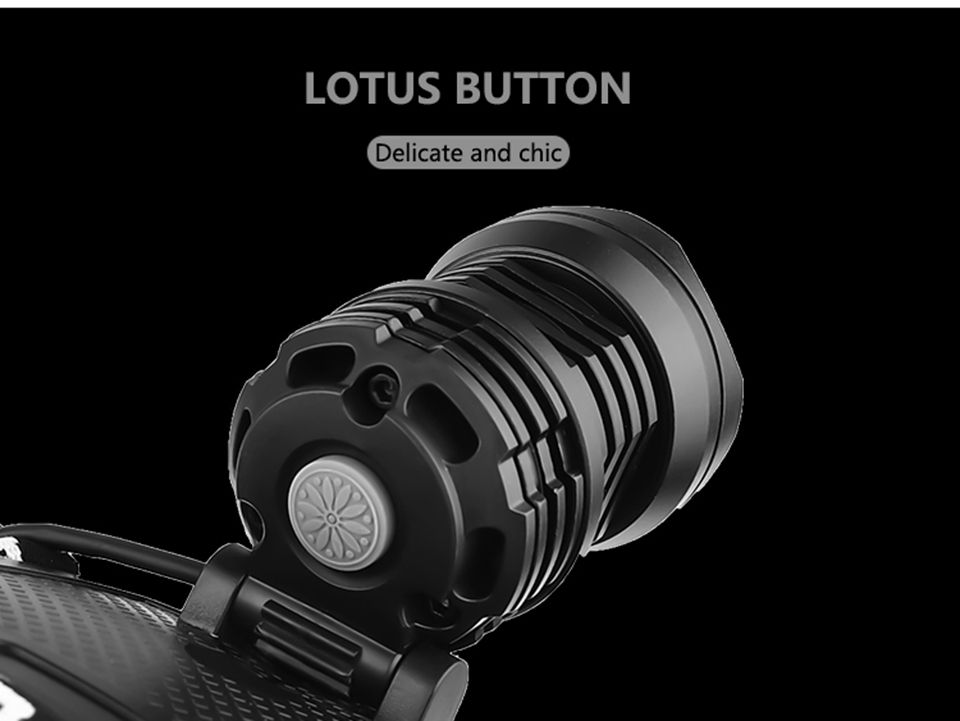 Lámpara de Cabeza LED 8000LM Faro Recargable USB Modos Ajustables Impermeable Ideal para Iluminación Exterior