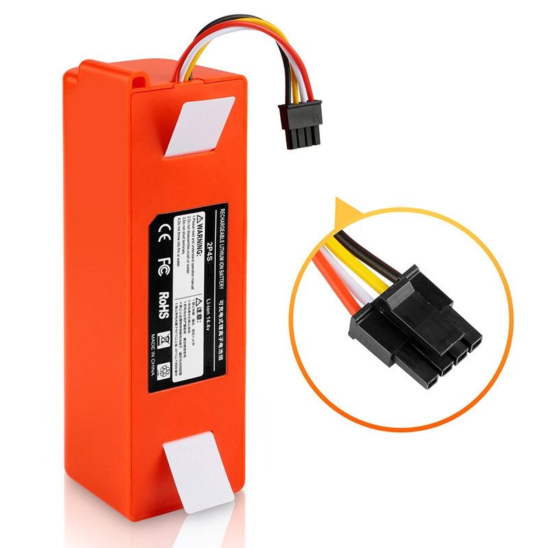 Reemplazo de batería de iones de litio de 14.4V para robot Xiaomi Mi y Roborock S50 S51 S55 T4 T6 de alta capacidad y rendimiento