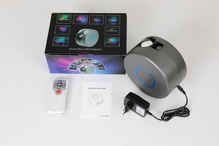 Fascinante Proyector de Cielo Estrellado Láser Luz Nocturna 7 Colores Rotación 360 Grados Ambiente Acogedor Decoración Regalo Infantil