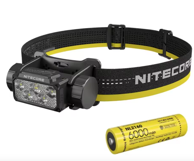 NITECORE HC70 UHE USB-C Recargable Linterna Frontal de Trabajo 1600 Lúmenes Construcción Robusta para Aventuras al Aire Libre y Lugares de Trabajo